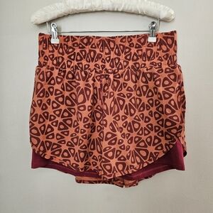 Vitality x Cosmopolitan Patterned Orange Women's Shorts Wildberry Workout